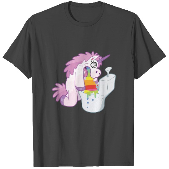 Rainbow unicorn hangover T Shirts