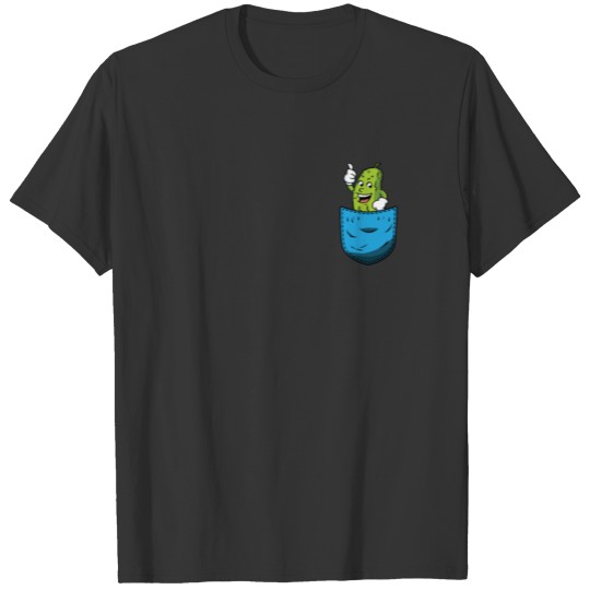 Cucumber In Breast Pocket Gift T-shirt