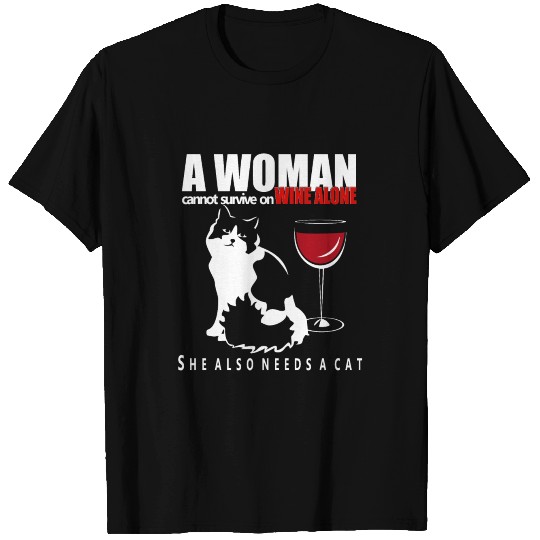 Women, Wine, Cats T Shirts