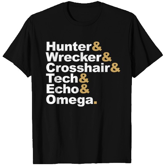 The Bad Batch List of Names T Shirts