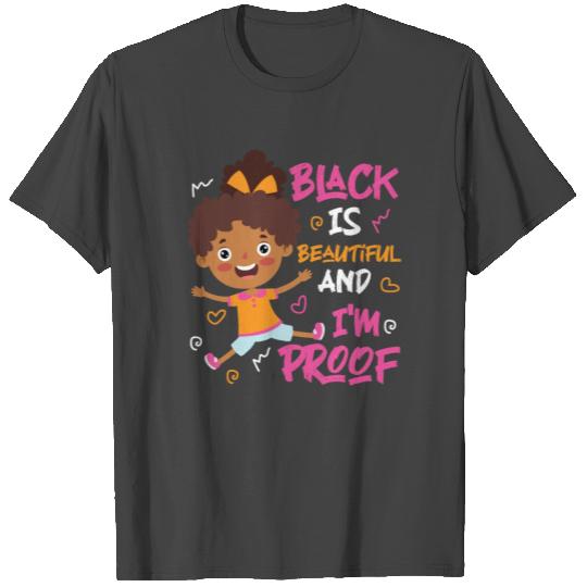 Black Is Beautiful Pride Girl T Shirts