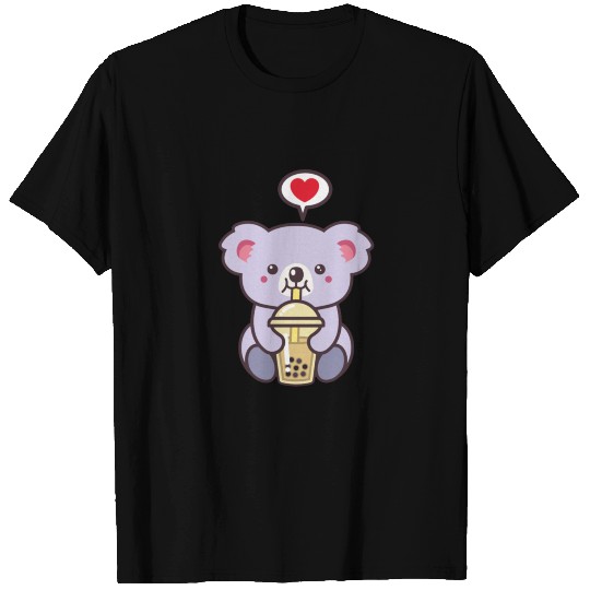 Kawaii Koala Drinking A Soda T Shirts