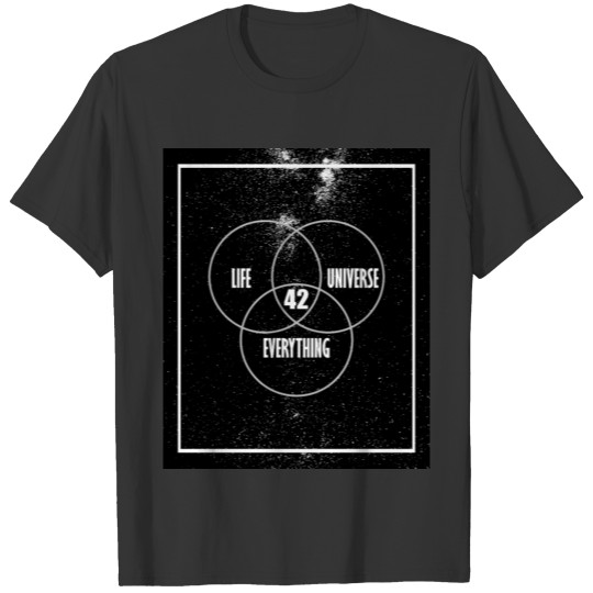 42 Don`t Panic Life Universe Everything T-shirt