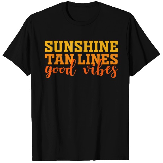 Tan Line Sunshine Tan Lines Good V Hawaii Summ T Shirts