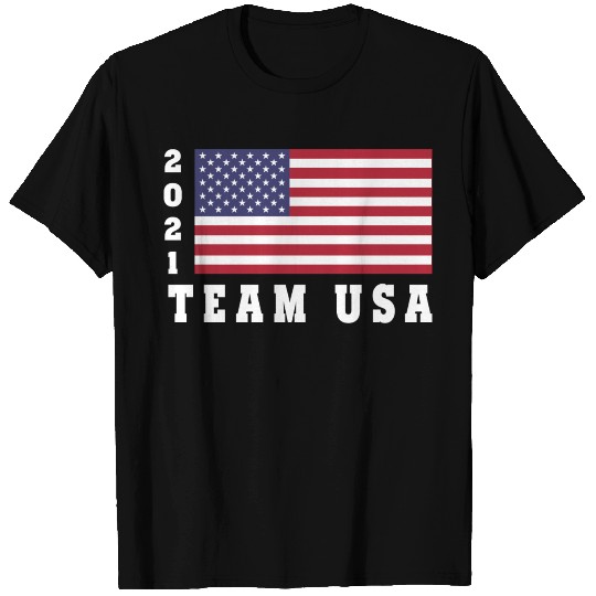 Team USA 2021 Flag Summer Olympics Games T Shirts