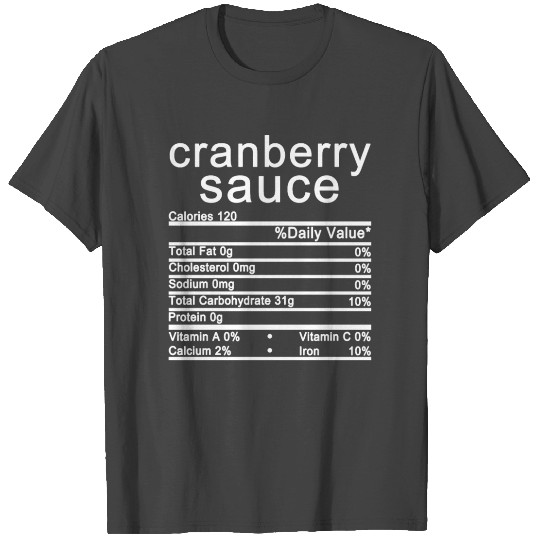 cranberry sauce T Shirts