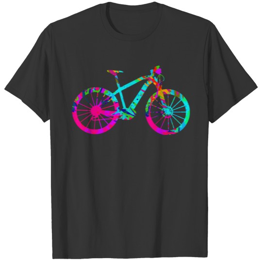 Bicycle Ride On Bike Cycling Tie Dye T Shirts