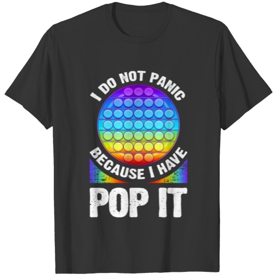 Popper Fidget Design for Kids Pop It Popping T-shirt