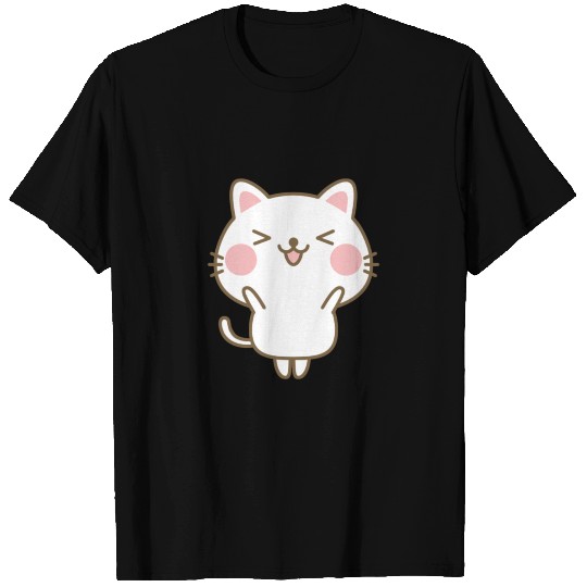 Happy Kawaii Cat T Shirts