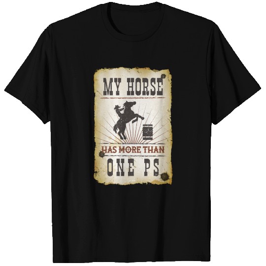 Barrel Racer My Horse Has More T Shirts