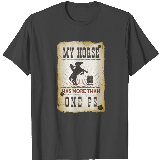 Barrel Racer My Horse Has More T Shirts