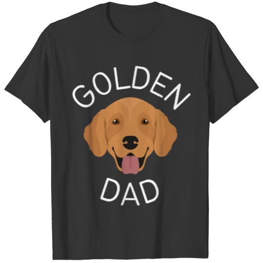 Golden Retriever Dad Apparel T-shirt