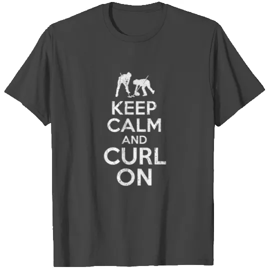 Keep Calm Curling T Shirts