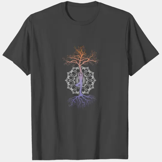 Yoga Tree Mandala Nirvana Meditation Zen Asana T Shirts