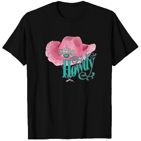Cowgirl Hat Howdy T Shirts