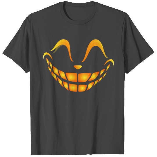 Pumpkin Halloween T Shirts Jack O Lantern Face T Shirts