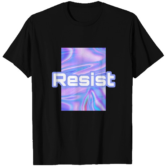 Resist "purple color" T Shirts