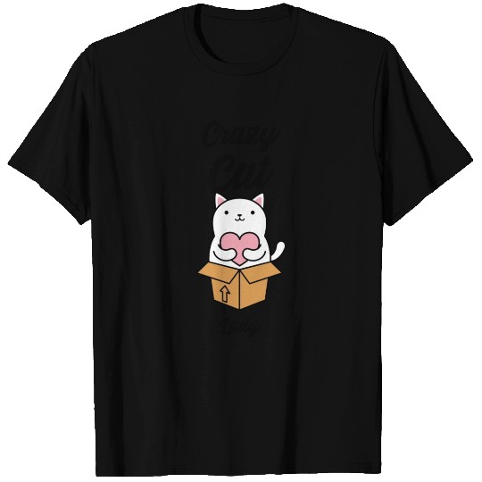 Crazy cat lady funny cute cat quote T Shirts