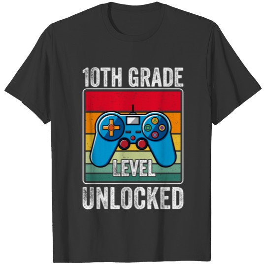 10th Grade Level Unlocked T-shirt