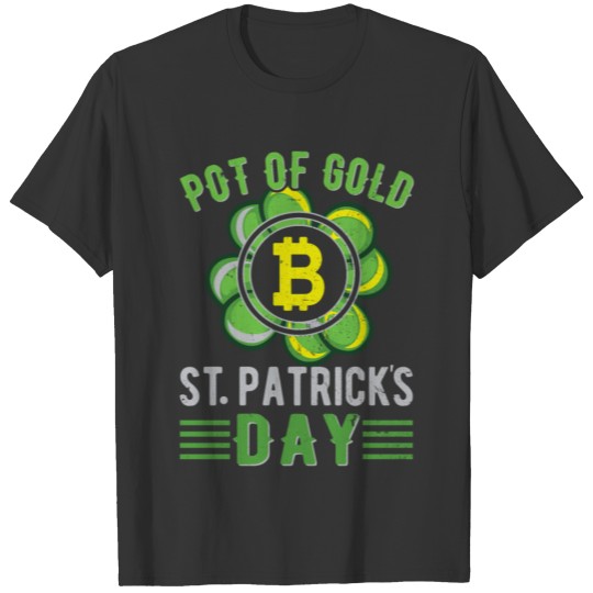 Saint Patrick's Day: Pot of Gold & Bitcoin T-shirt