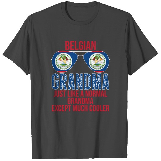 Belizean Grandma Belize Flag for Mother's Day T Shirts