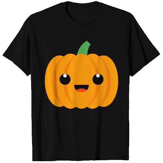 Cute Funny Halloween Fall Orange Scary Pumpkin T Shirts