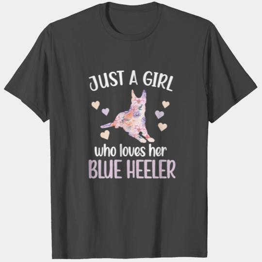 Blue Heeler Girl Australian Cattle Dog Mom Owner T Shirts