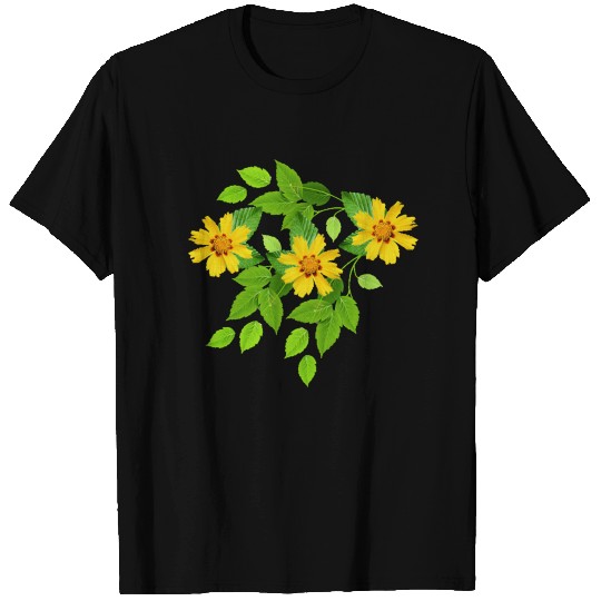 yellow flowers T Shirts