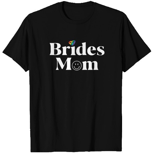 Brides Mom Lesbian Bachelorette Party Pride Beach T Shirts
