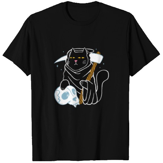 grim reaper kitty T Shirts