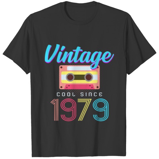 Vintage 1979 birthday girl birthday cassette T Shirts