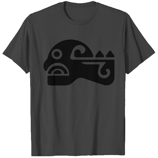 Aztec Creature Mask Symbol T Shirts