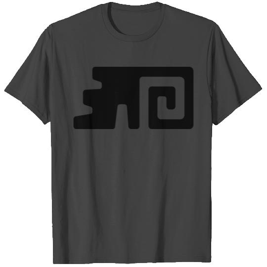Aztec Tribal Pattern Symbol T Shirts
