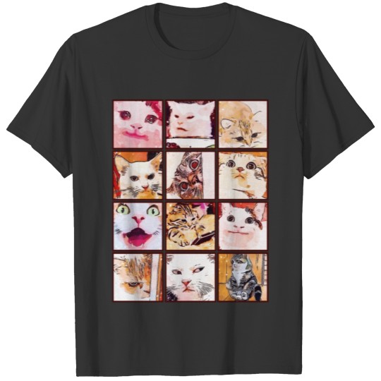 cat memes T-shirt