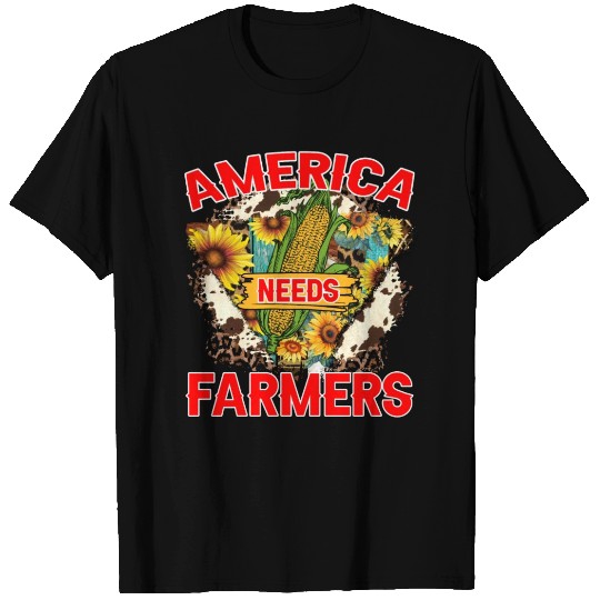America Needs Farmers T Shirts