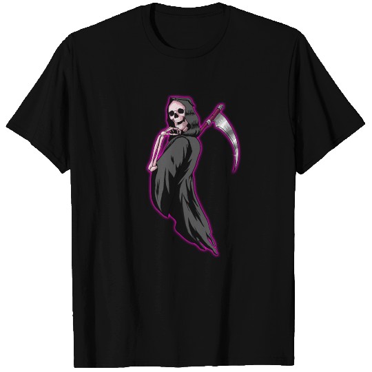 Skeleton Grim Reaper Halloween v3 T Shirts