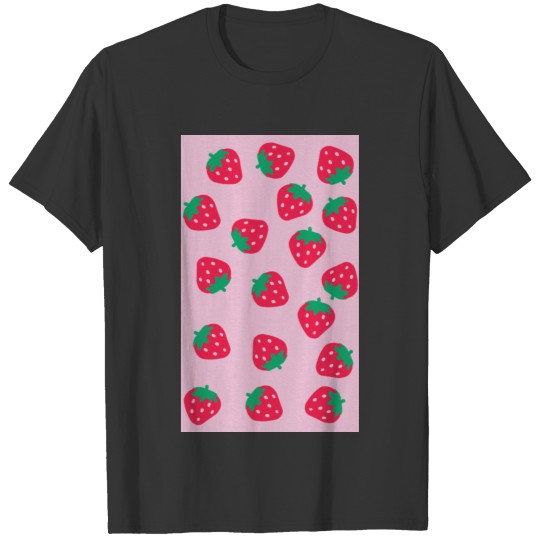 cute strawberry pink iphone case cover T Shirts