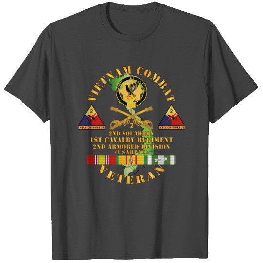 2nd Squadron 1st Cav Regt 2nd Armor Div T Shirts