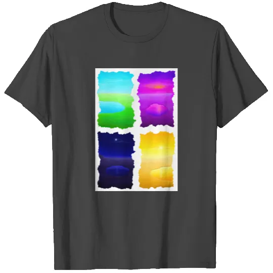 Surreal / surrealist painting, hand painted T Shirts