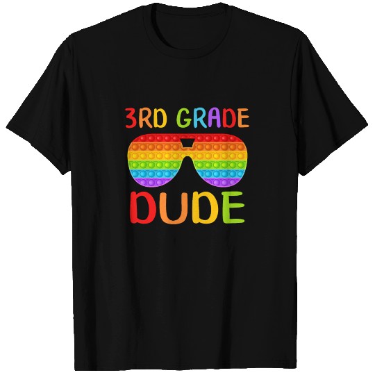 Back To School T Shirts, 3rd Grade Dude, Sunglasses