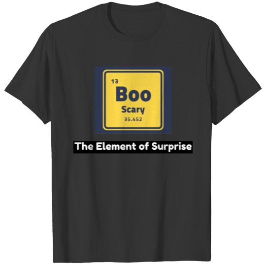 Boo, scary, the element of surprise T Shirts