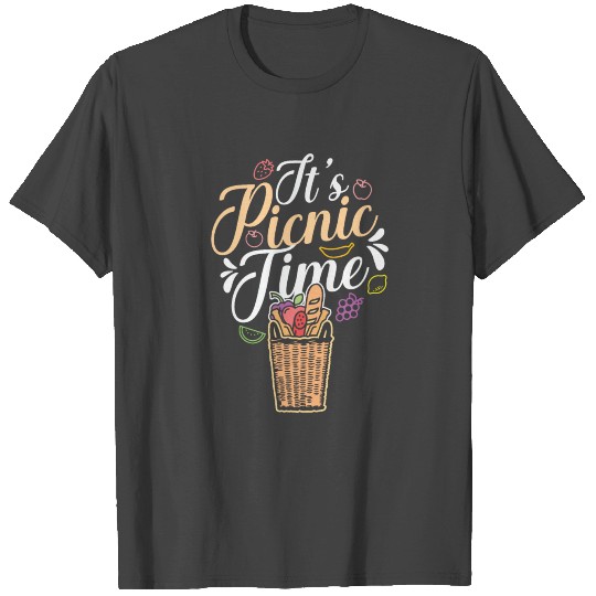 Picnic Lover Picnic Food Basket Picnic Date T Shirts