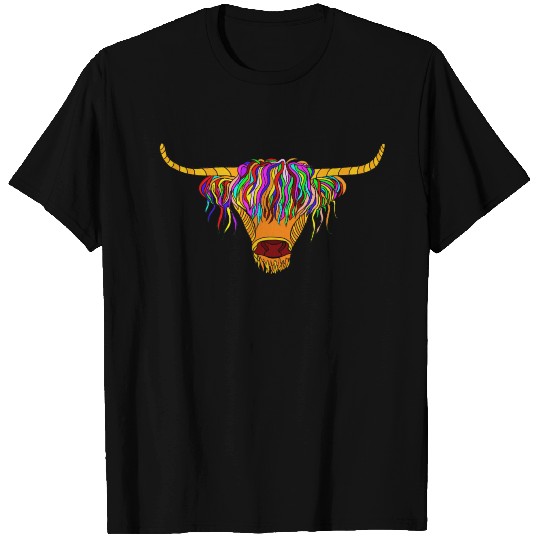 Highland Bull, Longhorn Cattle, Taurus T Shirts