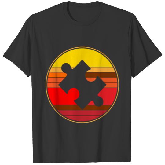Autism awareness puzzle vintage Shirt T-shirt