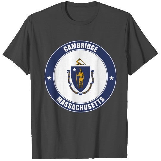 Cambridge MA - Massachusetts Flag The Bay State T Shirts
