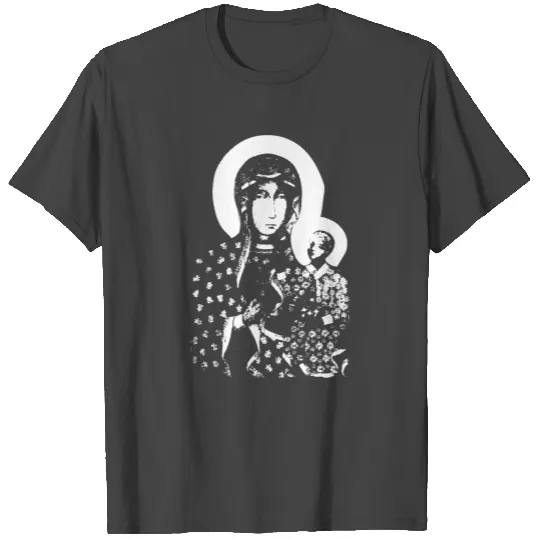 Black Madonna from Czestochowa T Shirts