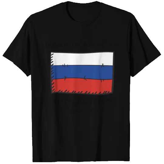 Made In America With Russian Parts T Shirts