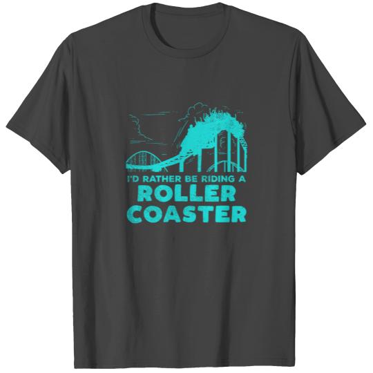 Roller Coaster Amusement Parks Screaming Rides T Shirts