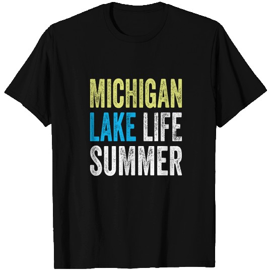 Michigan Lake Life Summer T Shirts