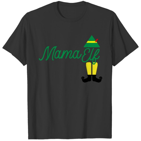 Christmas Mama Elf T-shirt
